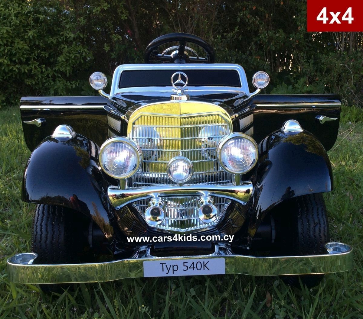 4x4 Mercedes-Benz Typ50K Painting Black with 2.4G R/C under License