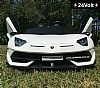 24Volt Lamborghini Aventador SVJ with 2.4G R/C under License