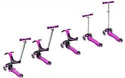 Globber EVO 5 in 1 Scooter Pink