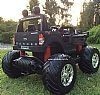 4x4 Ford Ranger Monster Truck Black Matt with 2.4G R/C under License