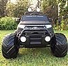 4x4 Ford Ranger Monster Truck Black Matt with 2.4G R/C under License