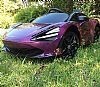 Mclaren 720 S Painting Purple with 2.4G R/C under License