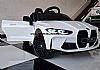BMW M4 White with 2.4G R/C under License
