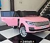 24Volt Range Rover Vogue Pink with 2.4G R/C under License