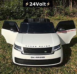 24Volt Range Rover Vogue White with 2.4G R/C under License