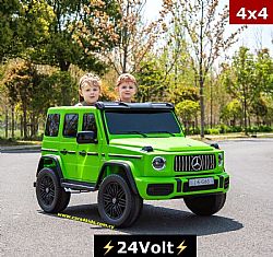 24Volt Mercedes-Benz G63 Painting Black Matt with 2.4G R/C under License
