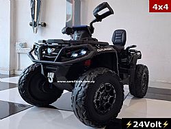 24Volt CAN-AM Outlander 4x4 Painting Black under License
